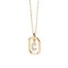 PDPAOLA All Jmj & Branded Fashion Jewellery | Yellow Gold Plate CZ Mini 'C' Initial Necklace