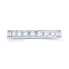 Jack Murphy Jewellers Platinum Wedding & Eternity Rings | Platinum Brilliant Round 50% Spread & Beaded Edge 3mm Diamond Ring 0.55ct