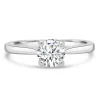 Jack Murphy Jewellers Natural Solitaire Diamond Rings | Platinum Brilliant Round Solitaire Diamond Ring, 0.60ct