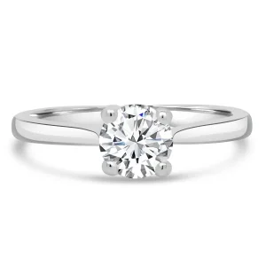 Jack Murphy Jewellers Natural Solitaire Diamond Rings | Platinum Brilliant Round Solitaire Diamond Ring, 0.60ct