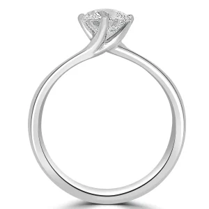 Jack Murphy Jewellers Natural Solitaire Diamond Rings | Platinum Brilliant Round Diamond Solitaire Ring, 0.94ct