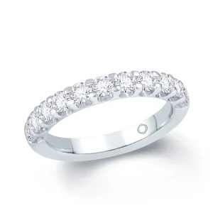 Jack Murphy Jewellers Platinum Wedding & Eternity Rings | Platinum Brilliant Round Claw Set 3mm Diamond Ring 0.85ct