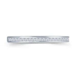 Jack Murphy Jewellers Platinum Wedding & Eternity Rings | Platinum Channel Set 2mm Princess Cut Diamond Ring 0.25ct