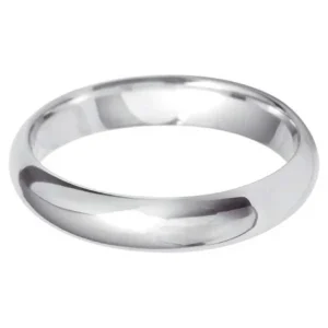 Jack Murphy Jewellers Platinum Wedding Rings | Platinum Wedding & Eternity Rings | Platinum Classic D Court 4mm Wedding Band