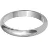 Jack Murphy Jewellers Platinum Wedding Rings | Platinum Wedding & Eternity Rings | Platinum Classic D Court 3mm Wedding Band