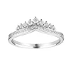 Jack Murphy Jewellers Platinum Wedding & Eternity Rings | Platinum 1.70mm Graduating Round Wishbone Diamond Ring 0.32ct