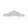 Jack Murphy Jewellers Platinum Wedding & Eternity Rings | Platinum 1.65mm Oval & Round Diamond Set Band 0.55ct
