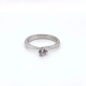 Jack Murphy Jewellers Jmj Gemstone Jewellery | Platinum Round Brilliant Morganite Solitaire