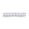Jack Murphy Jewellers Platinum Wedding & Eternity Rings | Platinum Triangle Claw Set 3mm Diamond Ring 0.75ct
