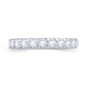 Jack Murphy Jewellers Platinum Wedding & Eternity Rings | Platinum Triangle Claw Set 3mm Diamond Ring 0.75ct