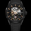 Raymond Weil Mens Raymond Weil Watches | 42mm Freelancer Automatic Skeleton Black Leather Men's Watch