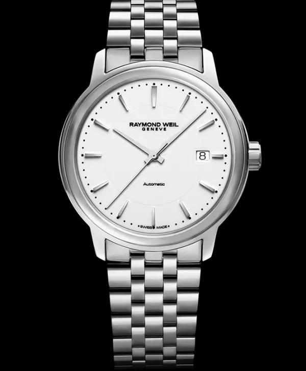 Raymond Weil Mens Raymond Weil Watches | 40mm Maestro Automatic White Dial Watch