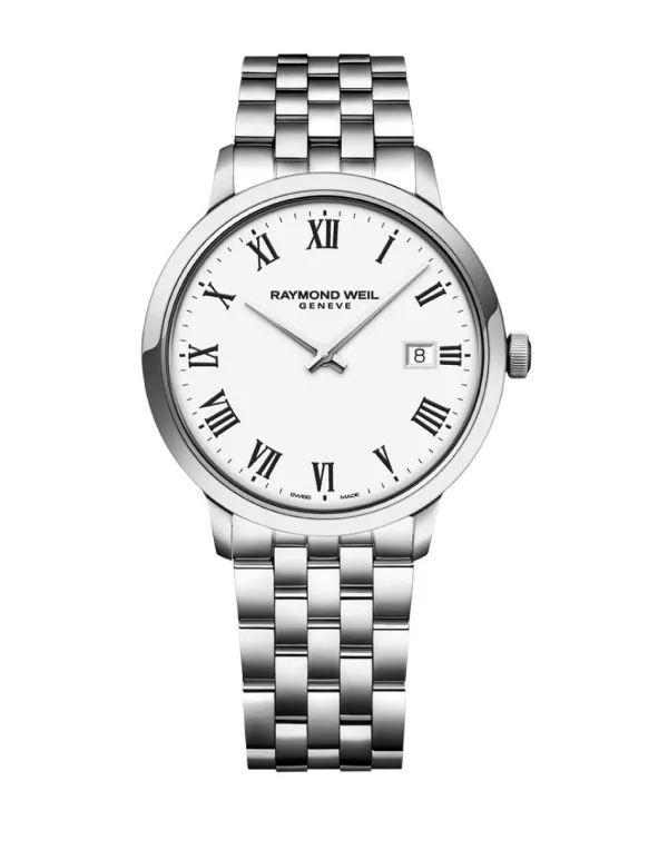 Raymond Weil Mens Raymond Weil Watches | 39mm Toccata Classical White Dial Stainless Steel Watch