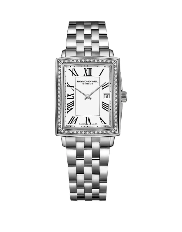 Raymond Weil Ladies Raymond Weil Watches | Toccata Ladies 60 Diamond Stainless Steel Quartz Watch