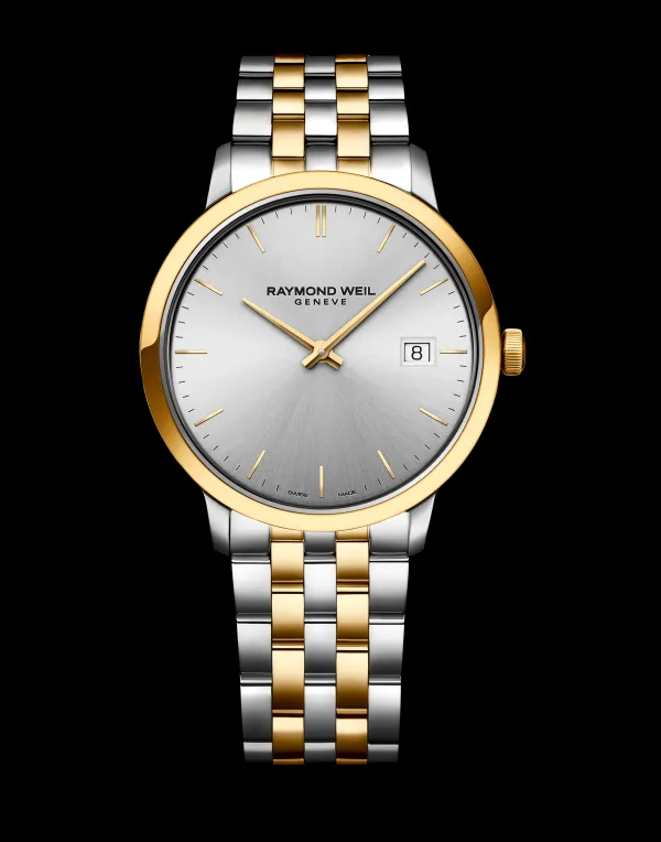 Raymond Weil Mens Raymond Weil Watches | Toccata Men’s 39mm Two-tone Silver Dial Quartz Watch