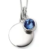 Jack Murphy Jewellers Jmj Birthstone Jewellery | Jmj Sterling Silver Jewellery | September Sterling Silver Crystal Birthstone Personalising Necklace