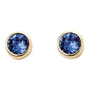 Jack Murphy Jewellers Jmj Birthstone Jewellery | September Yellow Gold Plated Crystal Birthstone Earrings