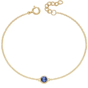 Jack Murphy Jewellers Jmj Birthstone Jewellery | September Yellow Gold Plate Crystal Birthstone Bracelet
