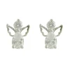 Jack Murphy Jewellers Childrens Jewellery | Jmj Sterling Silver Jewellery | Sterling Silver Angel CZ Stud Earrings