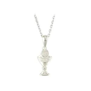 Jack Murphy Jewellers Childrens Jewellery | Sterling Silver Chalice Medal Pendant Necklace