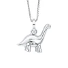 Jack Murphy Jewellers Childrens Jewellery | Jmj Sterling Silver Jewellery | Sterling Silver Children's Diamond Dinosaur Necklace