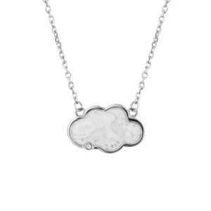 Jack Murphy Jewellers Childrens Jewellery | Jmj Sterling Silver Jewellery | Sterling Silver Children's Diamond Cloud Necklace