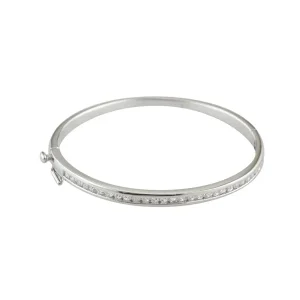 Jack Murphy Jewellers Childrens Jewellery | Jmj Sterling Silver Jewellery | Sterling Silver Children's Chanel Set CZ Bangle