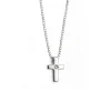 Jack Murphy Jewellers Childrens Jewellery | Jmj Diamond Set Jewellery | Sterling Silver Children's Small Diamond Set Cross Necklace