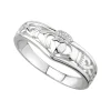 Jack Murphy Jewellers Jmj Sterling Silver Jewellery | Sterling Silver Claddagh Wishbone Ring - Size M