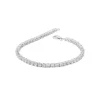 Jack Murphy Jewellers Bridal Jewellery | All Jmj & Branded Fashion Jewellery | Sterling Silver Claw Set Round CZ Tennis Bracelet