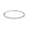 Jack Murphy Jewellers Jmj Sterling Silver Jewellery | Sterling Silver Claw Set Oval CZ Bangle