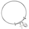 Jack Murphy Jewellers Childrens Jewellery | Jmj Sterling Silver Jewellery | Sterling Silver Cross & Medal Expanding Bangle