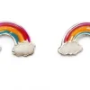 Jack Murphy Jewellers Childrens Jewellery | Jmj Sterling Silver Jewellery | Sterling Silver Cute Enamel Rainbow Stud Earrings