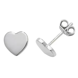Jack Murphy Jewellers Childrens Jewellery | Jmj Sterling Silver Jewellery | Sterling Silver Cute Heart Stud Earrings