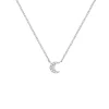 Jack Murphy Jewellers Childrens Jewellery | Jmj Sterling Silver Jewellery | Sterling Silver CZ Crescent Moon Necklace