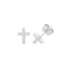 Jack Murphy Jewellers Jmj Sterling Silver Jewellery | Sterling Silver CZ Cross Earrings