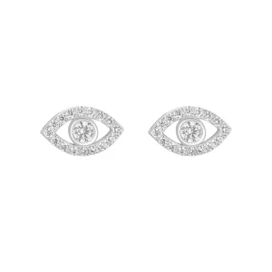 Jack Murphy Jewellers All Jmj & Branded Fashion Jewellery | Jmj Sterling Silver Jewellery | Sterling Silver Evil Eye CZ Stud Earrings
