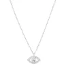 Jack Murphy Jewellers Jmj Gemstone Jewellery | Sterling Silver Evil Eye CZ Necklace