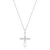 Jack Murphy Jewellers Childrens Jewellery | Sterling Silver Fancy Cross and Chain Necklace