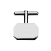 Jack Murphy Jewellers Jmj Cufflinks | Jmj Sterling Silver Jewellery | Sterling Silver Flat Bevelled Edge Rectangle Plain Cufflinks