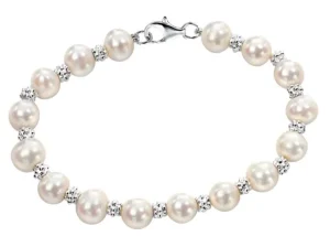 Jack Murphy Jewellers Bridal Jewellery | Jmj Sterling Silver Jewellery | Sterling Silver Freshwater Pearl Bracelet