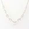 Jack Murphy Jewellers Jmj Sterling Silver Jewellery | Sterling Silver Graduating Oval CZ Necklace