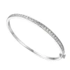 Jack Murphy Jewellers Jmj Sterling Silver Jewellery | Sterling Silver Half Channel Set CZ Bangle