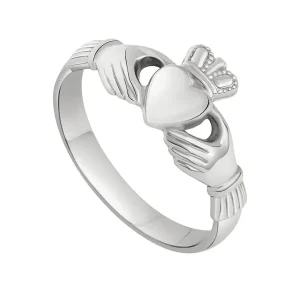 Jack Murphy Jewellers Jmj Sterling Silver Jewellery | Sterling Silver Ladies Claddagh Ring