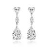 Jack Murphy Jewellers Jmj Sterling Silver Jewellery | Sterling Silver Marquise, Pear & Heart CZ Drop Earrings