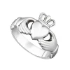 Jack Murphy Jewellers Jmj Sterling Silver Jewellery | Sterling Silver 13mm Heavy Claddagh Ring - Size T