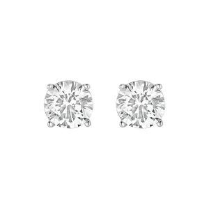 Jack Murphy Jewellers Childrens Jewellery | Jmj Sterling Silver Jewellery | Sterling Silver 8mm Round Solitaire CZ Stud Earrings