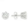 Jack Murphy Jewellers Childrens Jewellery | Jmj Sterling Silver Jewellery | Sterling Silver 7.5mm Round Solitaire Style CZ Stud Earrings