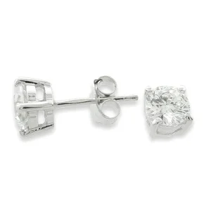 Jack Murphy Jewellers Childrens Jewellery | Jmj Sterling Silver Jewellery | Sterling Silver 5mm Round Solitaire Timeless CZ Stud Earrings