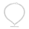 Jack Murphy Jewellers Jmj Sterling Silver Jewellery | Sterling Silver Open Curb T-Bar Chain